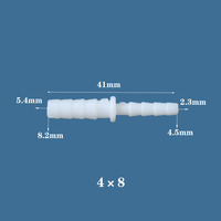 Raccords de tuyauterie flexibles en polyéthylène de qualité alimentaire, norme internationale, raccord réducteur droit