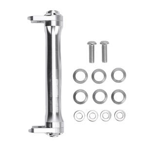 <span class=keywords><strong>Tige</strong></span> télescopique en alliage d'aluminium pour extension de roue de vélo pliant, pour modification, noir - Product Image 1