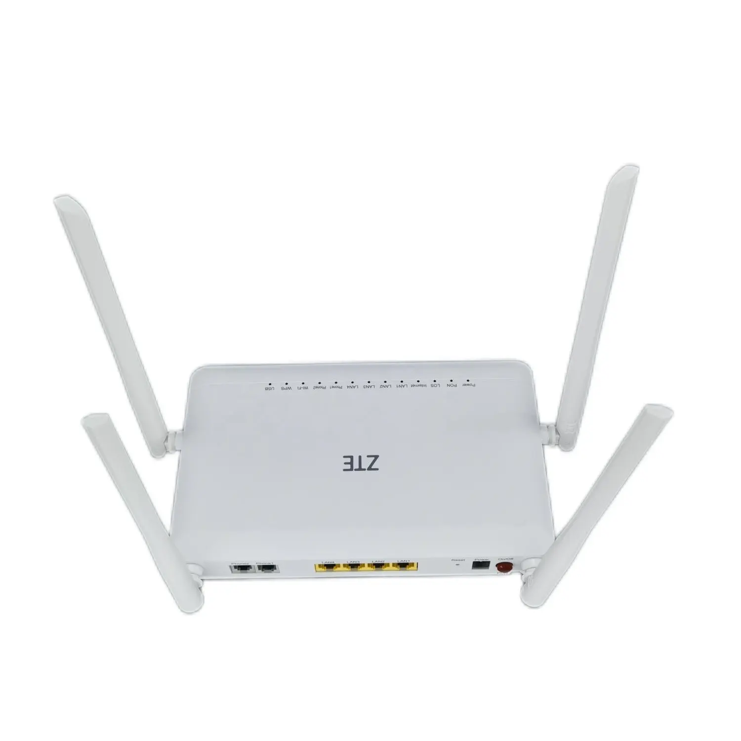 Yeni ZXHN F6600P Wifi 6 AX3000 gpgpon fiber yönlendirici onu 4GE 2 tencere 1USB 2.4g & 5g ZTE OLT ile uyumlu