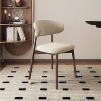 Chaises de salle à manger modernes en bois massif pour la maison, écologiques et durables, avec revêtement amovible pour restaurants et hôtels