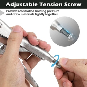 Cnfb Nhiệm Vụ Nặng Nề 10 ''Inch Chống Ăn Mòn Thép CR-V Công Nghiệp Cấp Hướng Dẫn Sử Dụng Cố Định Phổ Kìm Cong Hàm Kẹp Metric - Product Image 3