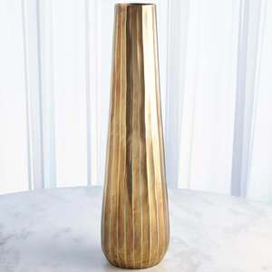 Vases de sol en trompette dorée en finition or pour la décoration de la maison et des couloirs de mariage, vase de sol le plus vendu pour la décoration - Product Image 3