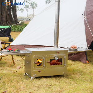 Estufa Portátil de Acero Inoxidable para BBQ con <span class=keywords><strong>Horno</strong></span> para Acampar al Aire Libre - Product Image 2
