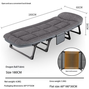 Ultraleve dobrável Camping Cot para adultos-Compact portátil dormir cama com colchão para mochila - Product Image 2