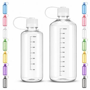 Custom 700ml 1000ml Plastic Gym Water <b>Bottle</b> with Narrow Mouth Lid BPA-Free Reusable Sports Water <b>Bottle</b> Drinkware - Product Image 1