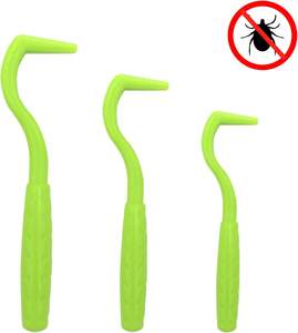 Juego <span class=keywords><strong>de</strong></span> 3 Herramientas para Quitar Garrapatas, Extractor <span class=keywords><strong>de</strong></span> Garrapatas <span class=keywords><strong>de</strong></span> Plástico Indoloro y Portátil para Perros, Gatos y Humanos, Pinza para Garrapatas - Product Image 6