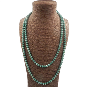 Manik-manik Kaca Kristal 160cm 8mm Kalung Panjang Berikat untuk Manik-manik Kaca untuk Pembuatan Gelang <span class=keywords><strong>DIY</strong></span> Manik-manik Kaca Lepas Grosir - Product Image 6