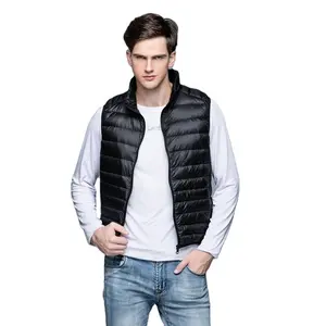 Wholesale Packable Super Light Ultralight Western Classic Unisex Familly Kids Women Man Mens Duck Down Vest