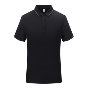 Polo de Manga Corta para Hombre, de Poliéster, Color Sólido, Secado Rápido, Ropa de Trabajo, Uso Diario - Product Image 3