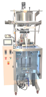 Machine de conditionnement automatique de pâte liquide pour miel, confiture et beurre de cacahuète, PLC 300g, remplissage de petits sachets et scellage arrière