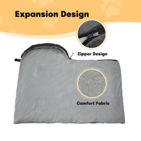 Sac de couchage chauffant pour chien personnalisable, imperméable, chaud et pliable pour les voyages, le camping, la randonnée et le trekking