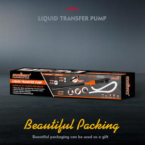 Pompe de transfert à batterie <span class=keywords><strong>orange</strong></span> pour moto et voiture, pompe à essence et huile avec buse de contrôle de débit, pompe à essence liquide pour tuning - Product Image 5