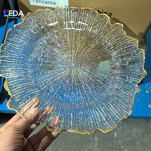 จานรองแก้วใสคุณภาพสูงจากโรงงาน LEDA เป็นมิตรกับสิ่งแวดล้อม เหมาะสำหรับงานแต่งงานและงานจัดเลี้ยงสมัยใหม่ - Product Image 6