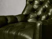 Projekt vertrags möbel passend zu modernem Tufted Button Kunstleder Single Lounge Club Chair