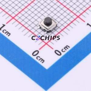 W4B202110 Tactile Switch SMD-4P,3.4x3.4mm Switch Single Pole Single Throw Round Button 2.6N 3.35mm - Product Image 1