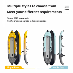 Bote Inflable Económico 2025, Bote Inflable Ligero para <span class=keywords><strong>Viajes</strong></span> Económicos, Ocio y Excursiones Acuáticas - Product Image 4
