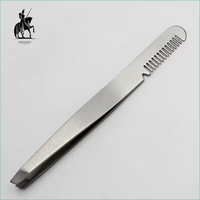 Pinces à épiler en acier inoxydable à pointe fine, antistatiques, de précision, pour extensions de cils, vente en gros, logo personnalisé