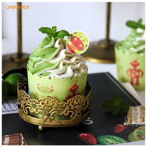 CHEFMADE WK9281 outil de cuisson de cuisine Mini Cupcake Liner gâteau de qualité alimentaire papier résistant à la graisse tasse de cuisson - Product Image 4