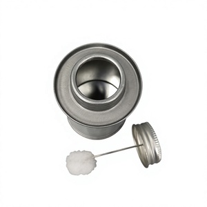 Colle PVC adhésive mate Jinko GCP en boîte métallique avec couvercle à vis et applicateur en coton ou en crin de cheval - Product Image 5