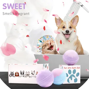Ensemble de bain à bulles pour chien, naturel, personnalisé, végétalien, arc-en-ciel, Spa, bain à bulles, douche à la <span class=keywords><strong>lavande</strong></span>, pour animaux de compagnie - Product Image 1