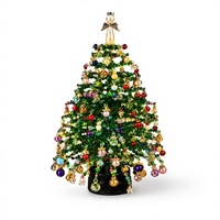 Kit de perles en plastique DIY innovant et mignon pour sapin de Noël moderne et minimaliste, idéal pour la décoration de fêtes transfrontalières