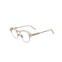 Lunettes à sourcils unisexes, monture acétate, verres optiques anti-lumière bleue, 5 pièces