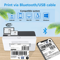 Xprinter Mini imprimante thermique couleur XP-D463B BT Etiquette d'expédition USB adressant Android Compatible avec les rouleaux de papier thermique