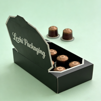Boîte de rangement en carton pour capsules de café d'hôtel, vide, facile à ouvrir, pour dosettes de café