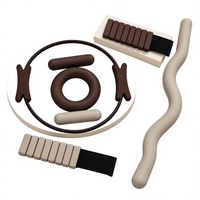 Kit complet de Pilates avec bandes de résistance, blocs de yoga, rouleaux en mousse pour l'entraînement à domicile