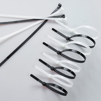 Attache de câble détachable en nylon 66 robuste 8*100mm 250mm 350mm 450mm 500mm Attaches de câble détachables réutilisables multi-tailles personnalisables