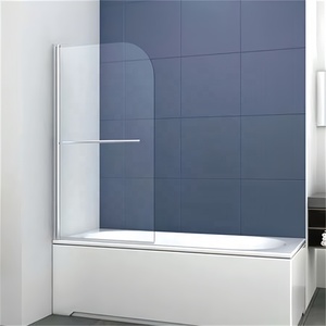Oumeiga Pareti <span class=keywords><strong>Doccia</strong></span> Sopra Vasca Porta <span class=keywords><strong>Doccia</strong></span> in Vetro per Vasca da Bagno - Product Image 4