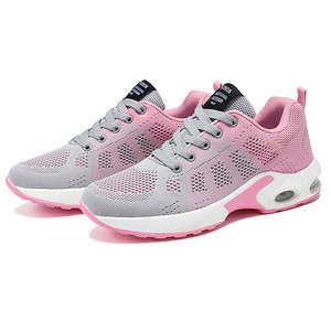 Chaussures de course athlétiques décontractées pour femmes, tendance été, baskets rembourrées pour le fitness avec semelle intérieure respirante et semelle extérieure en PVC pour l'automne - Product Image 1