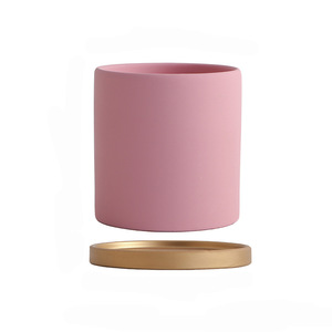 Vaso di fiori carnoso smaltato resistente dal Design classico rustico in ceramica 9x9cm per uso Desktop e <span class=keywords><strong>giardino</strong></span> - Product Image 3