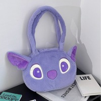 Sac à dos en peluche ours fraise en gros, sac à dos en peluche Stitch mignon pour femmes et enfants