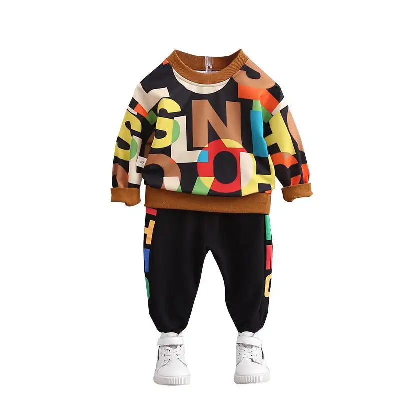 Boys Girls Clothes Top And Pants Baby Hoodies Set Children Long Sleeve Hoodies Kids Casual Clothing Sets