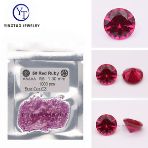 YT 5 # синтетический КРУГЛЫЙ корунд рубиновый камень для изготовления ювелирных изделий - Product Image 5
