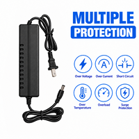 Production personnalisée, compatibilité large fiable, prise US/AU/UK/EU 24V 4A, adaptateur secteur de bureau 96W 100-240V 50/60Hz