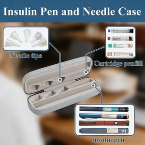 High Quality Waterproof Custom Logo Safety Small Insulated PU Insulin Pen <b>Cooler</b> <b>Box</b> Travel Case - Product Image 3