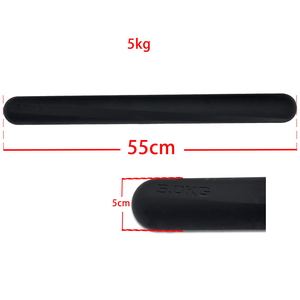 5kg Long Handle Grip Fitness Strength Training Exercise Muscle Conditioning Equipment Weighted Silicone <b>Dumbbell</b> - Product Image 6