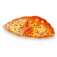 Jouet Squishy Conque à Remontée Ultra Lente, Rempli de Gelée, Étoile Pailletée, Anti-Stress, Jouet à Presser, Fidget Toy pour Enfants et Adultes, Cadeau