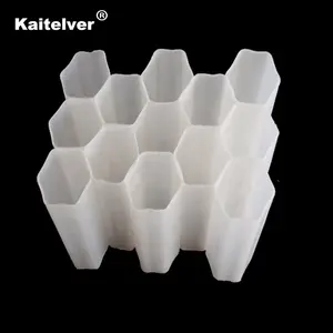 Hexagonal honeycomb sloped tube settler packing media for drainage engineering