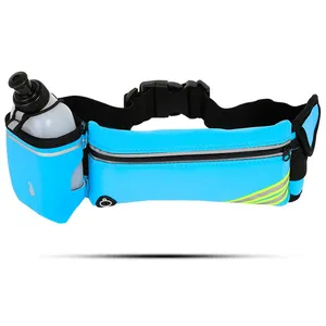 New Design Durable Water Bottle Waist Bag Outdoor Sports Fitness Elastic Fanny Pack Running <b>Belt</b> - Product Image 3