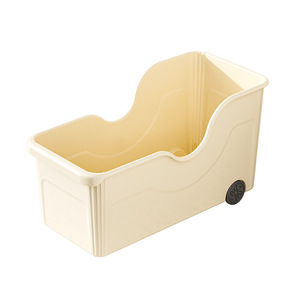 Caja organizadora de cocina con ruedas, soporte multifunción para tapas de ollas, estante de almacenamiento de escritorio, color sólido A99 - Product Image 5