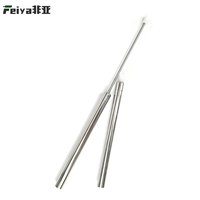 Amortisseur hydraulique silencieux à longue course en acier inoxydable galvanisé avec tige télescopique pour meubles, poubelles et charnières de placards