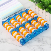 Hot Dual Foot Massager Roller Acupressure & Reflexology Tool