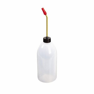 Bouteille d'huile en plastique de 250 cc avec bouchon rouge pour accessoires de moteur, également 418 - Product Image 1
