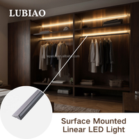 Éclairage LED linéaire encastré pour étagère de placard, éclairage intérieur de meuble, solution de mobilier sur mesure YB1021-44