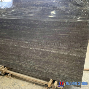 <span class=keywords><strong>Precio</strong></span> del Mármol <span class=keywords><strong>Travertino</strong></span> Azul Gris Oscuro Popular por Metro Cuadrado - Product Image 4