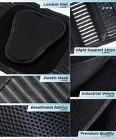 Ceinture de soutien lombaire auto-chauffante en tourmaline avec thérapie magnétique pour la correction de la posture du dos