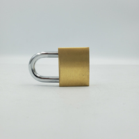 Serrures à cadenas en laiton de type lourd Super Polish 63mm avec cylindre en laiton Meilleures serrures de porte à la mode